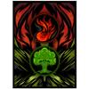 Realm Guard - 100ct Textured Matte TCG/MTG Card Art Sleeves (Red Green) view 1