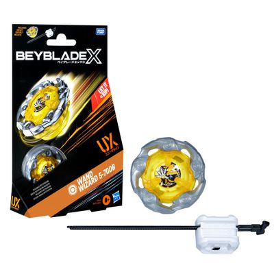 Beyblade X Wand Wizard 5-70DB UX Starter Pack Set with Stamina Type Top and Launcher; Authentic Takara Tomy Battle Tops Games/Toys for Boys and Girls 8+