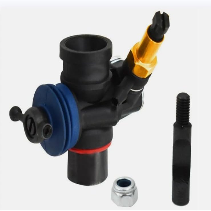 lukjojo 2.5 2.5r 3.3 Engine Carb Slayer Replacement for Traxxas OEM, black, GY21773