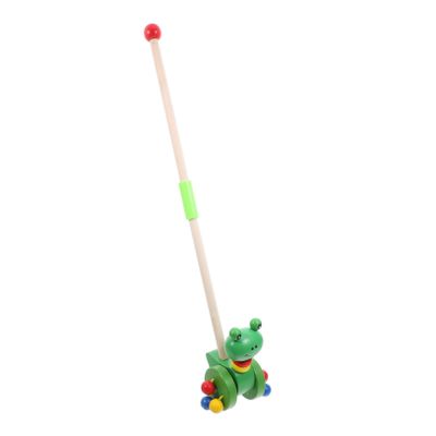 Hohopeti Boys and Girls Toy Cartoon Animal Walker Toy Wooden Cart for Learning to Walk
