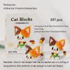 shenhailan Mini Cat Building Blocks for Adult Party Favors Gift 397 Pcs(Calico Cat) view 2