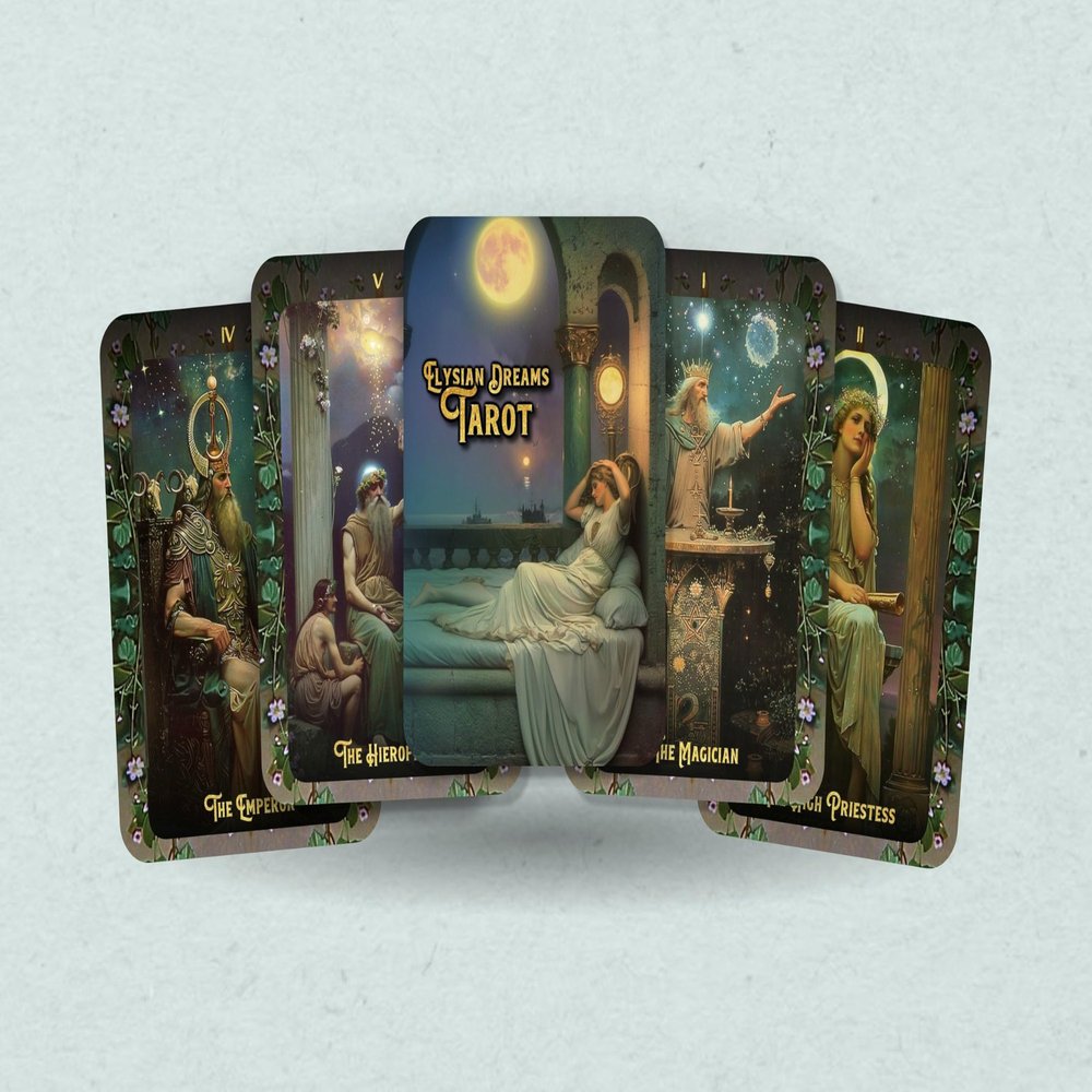 Elysian Dreams Tarot - 78 Cards - Tarot - Tarot Deck - Fortune Telling - Divination Tools