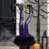 1 Pair Halloween Evil Witch Legs Props Wizard Feet With Boot Stake Garden Courtyard Ornament Decoration view 3