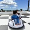 CZGBRO Inflatable Bumper Car Racing Track - Mini Inflatable Race Track with Pump Go Kart Race Pipe Without Bottom(White, 12.5 * 12.5FT) view 3