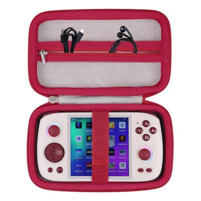 khanka Hard Travel Case Replacement for Anbernic RG Cube Unisoc T820 Handheld Game Console,Case Only.(Grey)