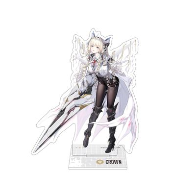 Algernon Products Goddess of Victory: NIKKE Acrylic Stand, Crown, Approx. W 2.0-4.1 x H 4.1 inches (50-104 x 106 mm), Acrylic