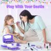 GirlsHome Kids Makeup Set for Girl 56 Pcs Washable Real Cosmetic, Non-Toxic Frozen Toys Toddler Makeup Kit, Frozen Princess Dress up Kit Christmas & Birthday Girl Gift for 3-12 (Frozen Purple) view 4