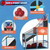 Arcade Basketball Game Set Boy Toys: Indoor Basketball Hoop with 4 Balls Outdoor Sports Toy for Kids 3-12 Years Old Adjustable Height with Air Pump Kid Party Games Birthday Gifts for Boys Girls Teens view 2