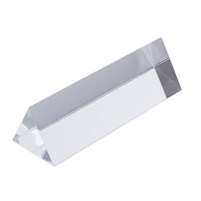 CurcKua Triangular Prism Optical Crystal Prism Refractor Glass Rainbow Maker for Science Teaching Spectrum Physics Photography Decoration Photography Prism Portable Glass Prism Rainbow Maker