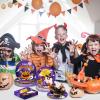 150 Pcs Halloween Plates and Napkins Sets - Cute Happy Halloween Party Supplies Tableware, Halloweens Disposable Paper Plates Napkins Set for Halloweens Birthday Party Decorations Favors, Serve 50 view 2