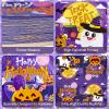 150 Pcs Halloween Plates and Napkins Sets - Cute Happy Halloween Party Supplies Tableware, Halloweens Disposable Paper Plates Napkins Set for Halloweens Birthday Party Decorations Favors, Serve 50 view 4