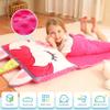 Wbesty Toddler Nap Mat for Kids Sleeping Mat Napping Mats Slumber Bags Foldable and Portable for Boys Girls Kindergarten Daycare Travel Camping,Unicorn Style view 2