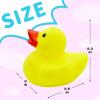 120 Pack Rubber Ducks for Jeeps 2.3 Inch Jeeps Ducks for Ducking Assortment Rubber Duckies Bulk Floater for Toddlers Bath Toys Party Favors Summer Beach Pool Activity view 3