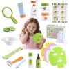 Ehome Wooden Makeup Toy Set for Toddler Wood Learning Toys, Play Spa Set with Face Mask Christmas Birthday Gifts for 3-8 Years Old view 1