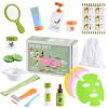 Ehome Wooden Makeup Toy Set for Toddler Wood Learning Toys, Play Spa Set with Face Mask Christmas Birthday Gifts for 3-8 Years Old view 2