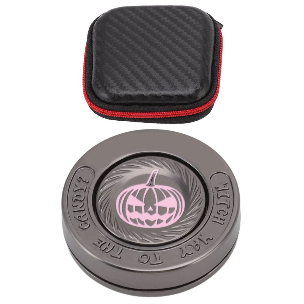 Fidget Spinning Toy Evil Pumpkin Round Lightweight Desk Toy for Boys Girls Anxiety and Stress Relief Killing Boredom and Passing Time