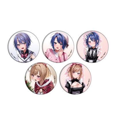 Actually, I was a sister-in-law~ The sense of distance between my brother-in-law who was recently made is very close ~ 01 [Official Illustration] Can Badge 5 Pieces Box