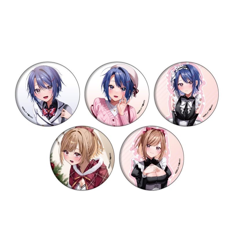 Actually, I was a sister-in-law~ The sense of distance between my brother-in-law who was recently made is very close ~ 01 [Official Illustration] Can Badge 5 Pieces Box