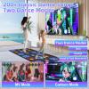 Damcoola Dance Mat for Adults and Kids - Plug and Play TV Electronic Dance Mat Game, Wireless Dance Pad, Fun Dance Fitness Games for Kids, Christmas and Boys and Girls Birthday Gift Ideas, Blue view 2