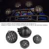 RC Car Light Cover, 4 pcs Plastic RC Round LED Light Shade Black Universal Lampshade LED Light Kit for Axial SCX10 D90 Scale RC Crawler Car view 4