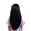 MUPUL Long Black Wig Straight Wigs For Kids Halloween costume Wigs For Kids view 4