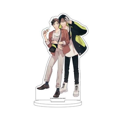 A3 Doting Sleeping Voice 01 Kei Haruna & Shuichi Shindo [Illustrated Illustration] Acrylic Stand