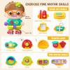 54-in-1 English & Spanish Busy Board Montessori Toys Gift for 1 2 Year Old Boys, Educational Montessori Toddler Boys Toys, Christmas Toys Gifts Toy for 1 Year Old Boy,1 2 Year Old Boy Toys Gifts view 4