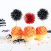 20pcs Foil Firework Cupcake Toppers Birthday Cake Toppers Sparkle Tinsel Cocktail Fruit Toothpick for Birthday Wedding Happy New Year Graduation Valentine's Party Supplies view 2