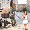 Accmor Toddler Leash with Reflective Baby Anti Lost Wrist Link, 2 in 1 Kids Walking Harnesses Belt Leashes with Key Lock for Girls Age 1-4, Keep Child Close Rope Tether for Outdoor Travel Purple view 4