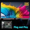Retro Game Console Built in 90000+ Games, Batocera 39 Game System, Plug and Play Video Game Console for TV, 4K UHD Portable Emulator Console, Retropie 4B (128G PI + Wired Controller) view 4