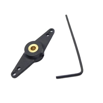 2PCS Nylon Servo Arm Horn Steering Rudder Arm Linkage End Tie Rod Pull Rod End for 3mm Shaft RC Boat Marine(2PCS Straight arm)