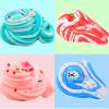 Butter Slime Kit 12 Pack, Scented, Stretchy, Non-Sticky, Premade Slime with Peach, Strawberry, Grape, Avocado Charms, Perect for Birthday Gifts Party Favors and Stress Relieft Toy view 4