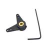 2PCS Nylon Servo Arm Horn Steering Rudder Arm Linkage End Tie Rod Pull Rod End for 3mm Shaft RC Boat Marine(2PCS L-Shaped arm) view 1