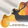 KICPOAY Vivid Deer Sunset Baby Swaddle Blanket for Boys and Girls, Muslin Baby Receiving Swaddle Blanket, Soft Cotton Nursery Swaddling Blankets for Newborn Toddler Infant view 3