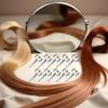 10 Pcs Adjustable Hair Parting and Selecting Tool Hair Sectioning Ring Nail Finger,Hair Parting Selecting Sectioning Tool,Hair Parting Ring for Sectioning Hair Extensions Accessories (Silver) view 4