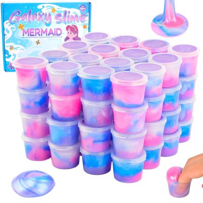 60 Pack Mini Slime, Galaxy Slime Party Favors, Stretchy Slime Kit for Classroom Prizes, Christmas Stocking Stuffers, Goodie Bag Stuffers,Easter Basket Stuffers for Kids Boys Girls 5-12
