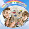 16 Pack Diecast Helicopters Toy Small Helicopters Model Police Fire Engineering Military Helicopters for Kids Birthday Children's Day Party Gifts Classroom Rewards view 3
