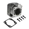 FLMLF 40mm 38CC 4 Hole Cylinder Head Fit 38CC Engine for 1/5 Rc Car Hpi Baja 5b Ss Losi 5ive T FG GoPed RedCat Hsp Truck Parts view 2