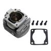 FLMLF 40mm 38CC 4 Hole Cylinder Head Fit 38CC Engine for 1/5 Rc Car Hpi Baja 5b Ss Losi 5ive T FG GoPed RedCat Hsp Truck Parts view 4