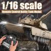 BESTYMXY RC Tanks US M1A2 Abrams Army Tank 1:16, 2.4ghz M1A2 Abrams Main Battle Tank Model That Shots, Remote Control Tank Vehicles with 3 Batteries, Sound & Light for Ages 14+ view 2