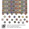 150 pcs, Dollhouse Flooring, 1:12 Scale Doll House Tiles, Miniature Checkerboard Floor, REDUCIO! view 3