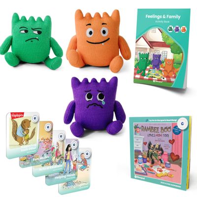 Storypod Feeling & Family Set for The Learning-First Audio Play System | Content for Age 4 Years, 6 Months | SEL Audio Learning & Interactive Fun