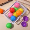 25 Pcs Plastic Hollow Raffle Balls 1 57 Inch Multi-Colored Balls for Bingo Games Party Activities Tombola and Prize Draws view 3