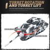 URMODELAND 2A6 RC Tank for Adults, 1/16 RC Main Battle Tank Remote Control Tank 2.4G RC Military Vehicle Heavy Tank with Sound Light, RC Army Tank RC Combat Tank RC Crawler Tank Model Gift, Type 2 view 3