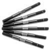 1UP Racing 740014 Pro Duty Titanium Turnbuckle Set, Hand Polished Black, DR10 view 1