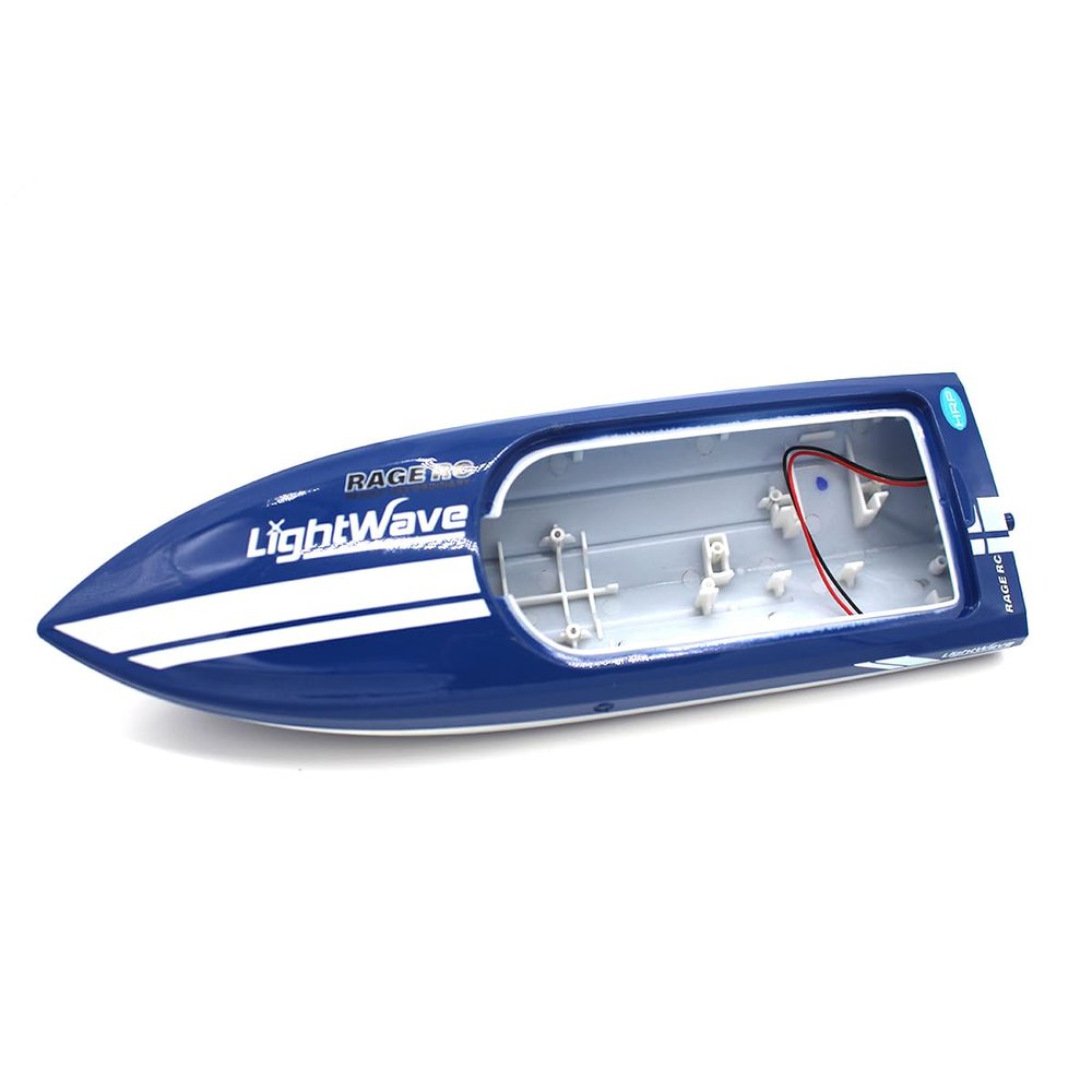 Rage R/C RGRB1160 Replacement Printed Hull; LightWave, Blue