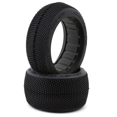J Concepts 407303 Dirt Bite - Aqua (A2) Compound fits 83mm 1/8th Buggy Wheel