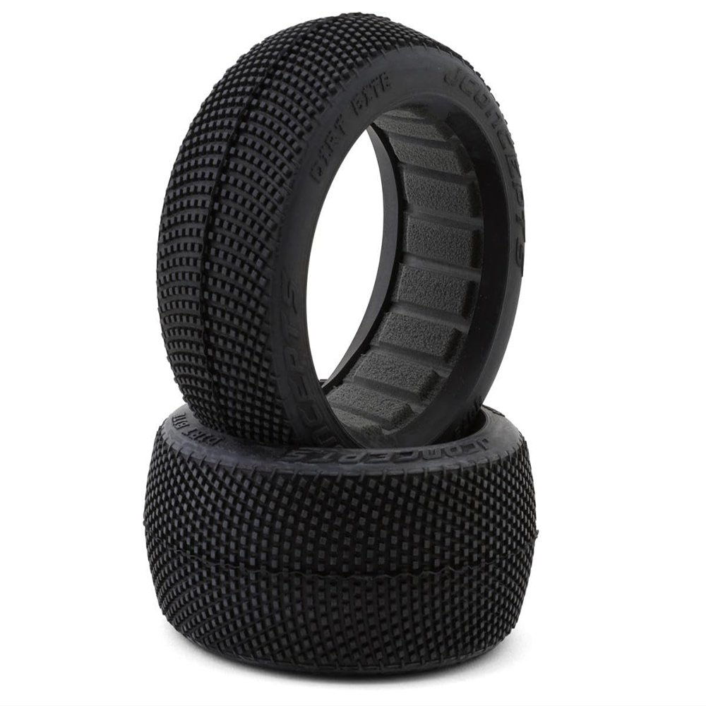 J Concepts 407303 Dirt Bite - Aqua (A2) Compound fits 83mm 1/8th Buggy Wheel