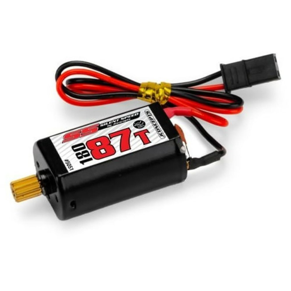 J Concepts 5051 Silent Speed, 180 87T - Mini Motor w/Pinion, fits TRX4-M