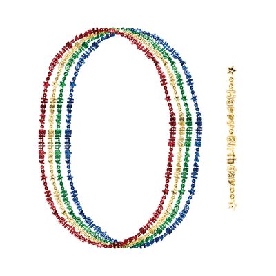Trendware Happy Birthday Necklaces, 12 Count